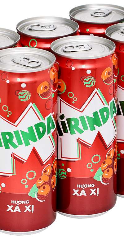 [Lốc 6 lon] Mirinda xá xị lon 320ml