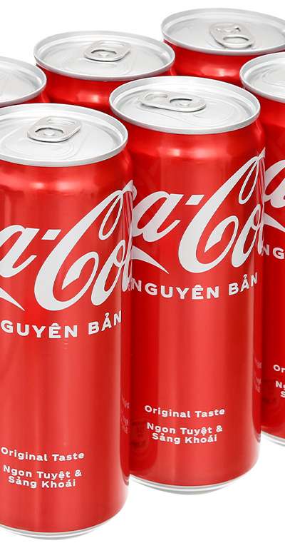 [Lốc 6 lon] Coca lon 320ml