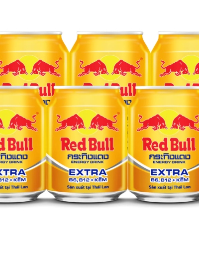 [Lốc 6 lon] Nước tăng lực Redbull Thái kẽm 250ml