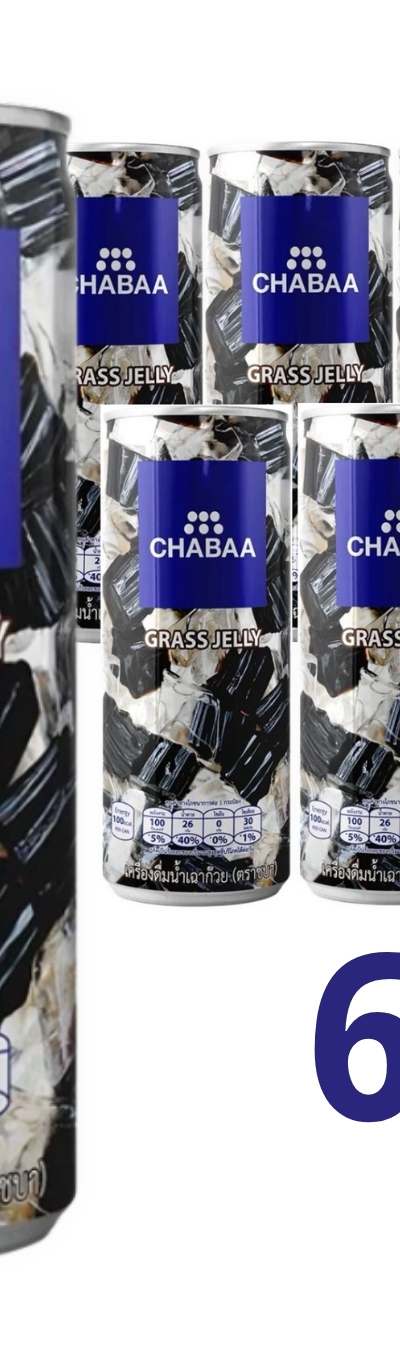 [Lốc 6 lon] Nước sương sáo Thái Lan Chabaa Lon 230ml