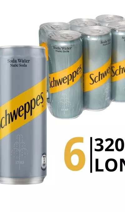 [Lốc 6 lon] Soda Schweppes 320ml