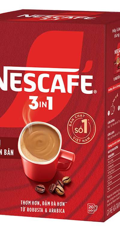 Cà Phê Sữa NesCafe 3 in 1 đậm đà hài hòa 320g