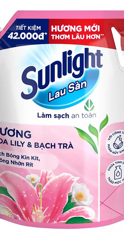 Nước lau sàn Gift hương hoa Lily túi 3.6kg