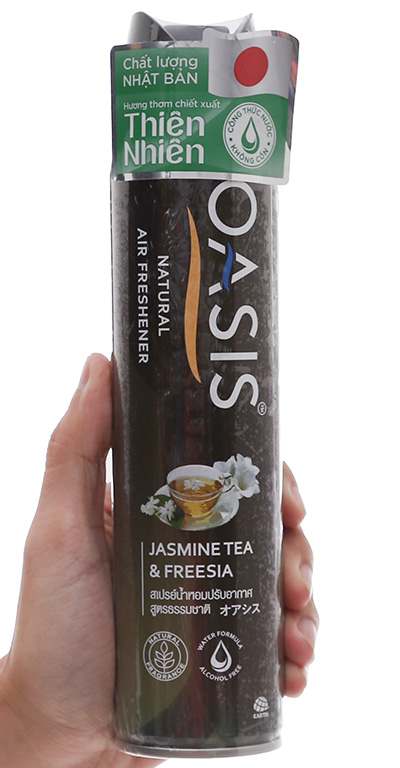 Xịt phòng Oasis Natural hương hoa nhài chai 320ml