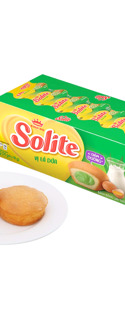 Solite cuộn kem vị lá dứa