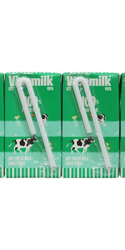 [Lốc 4 hộp] Sữa tươi Vinamilk có đường 110ml